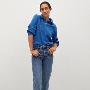 Mango polo style sweater